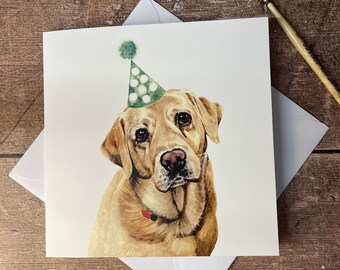 Labrador Birthday Card