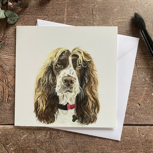 Springer Spaniel Karte | Jede Anlass-Karte