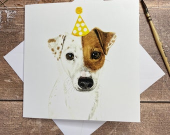 Jack Russell Birthday Card