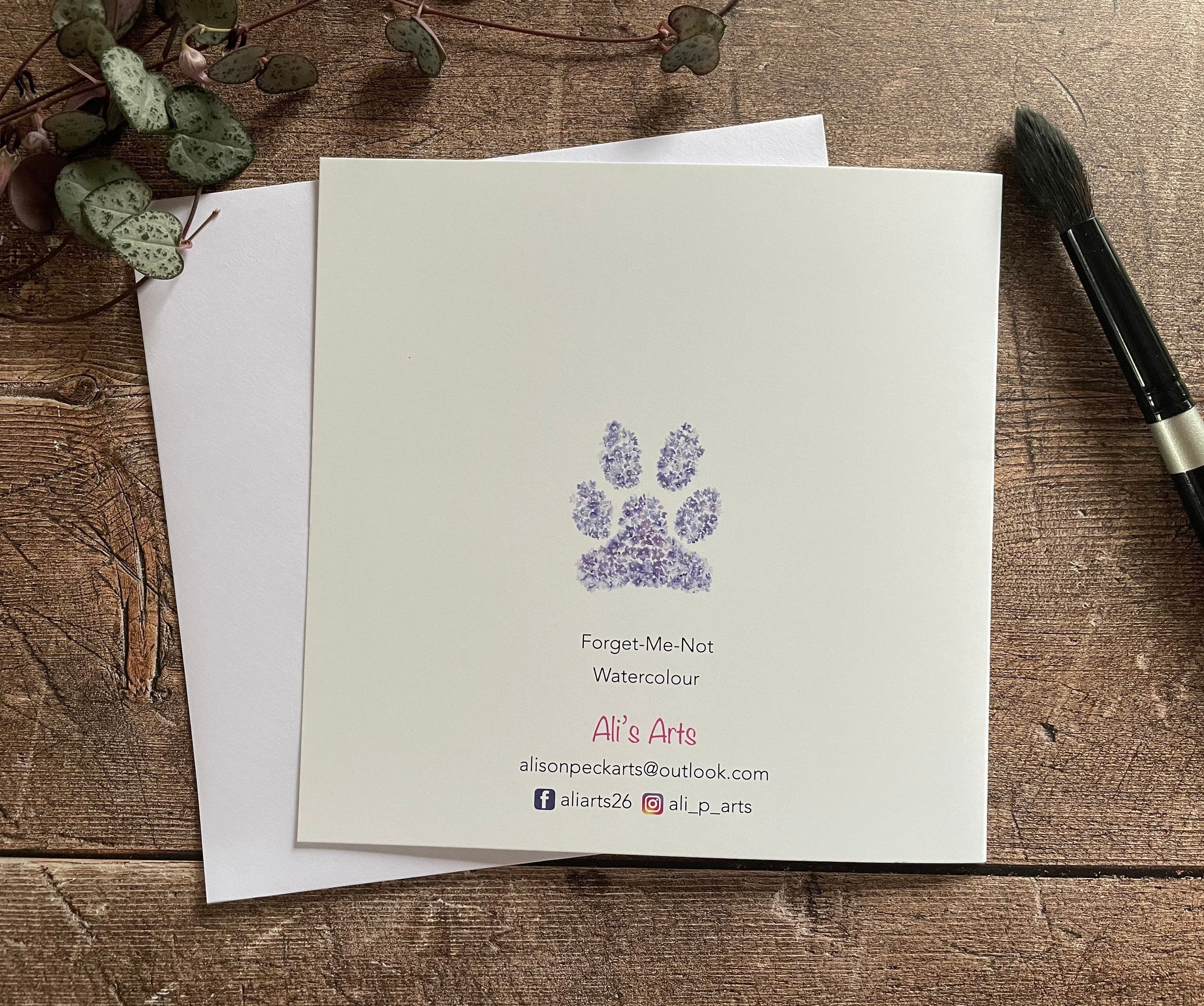 Me Not Pet Condolence Card Pet Sympathy Card Etsy