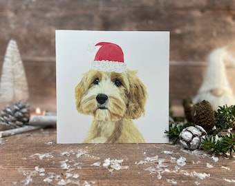 Cavapoo Christmas Card