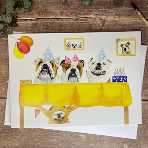 Verjaardagskaart Bulldog