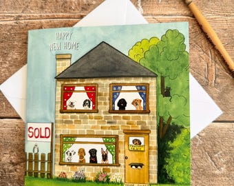 New Home Card | Dog New Home