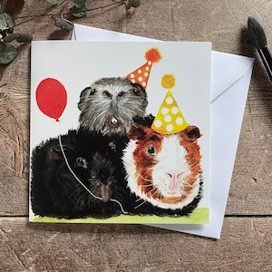 Verjaardagskaart cavia