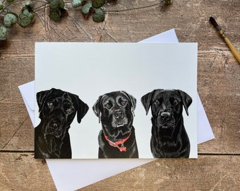 Black Labrador Card | Any Occasion Card