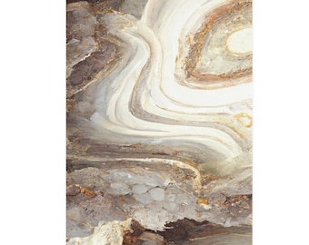 Geode Crystal Yoga Mat, Gold Copper Quartz Agate Geode Slice Pilates Mat, Boho Abstract Exercise Workout Self Care Floor Mat Yogi Supplies