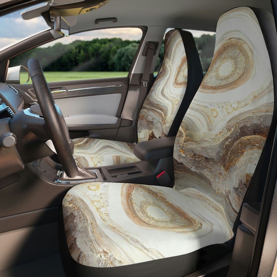 Crystal Geode Car Seat Covers Crystal Car Accessories Boho Gold
