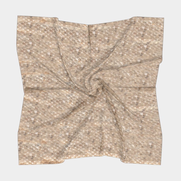 Snake Square Scarf Etsy