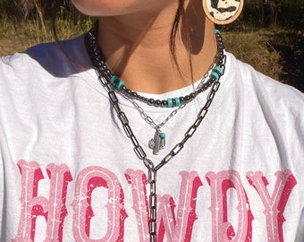 Paperclip Lariat | Western Jewelry | Y Necklace | Layer Necklace | Punchy | Maiiah Made It