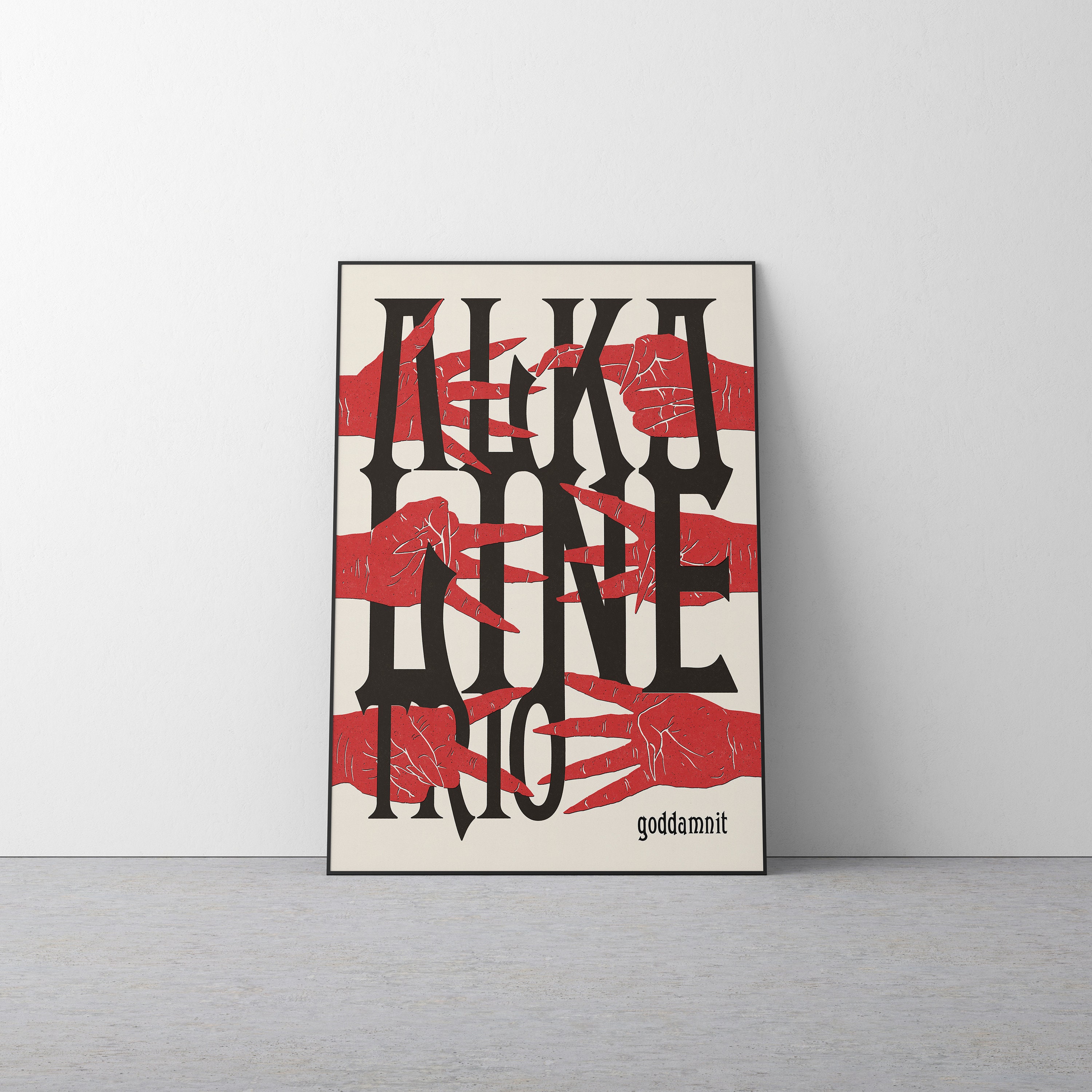 Alkaline Trio - Goddamnit Album Art Poster - Etsy
