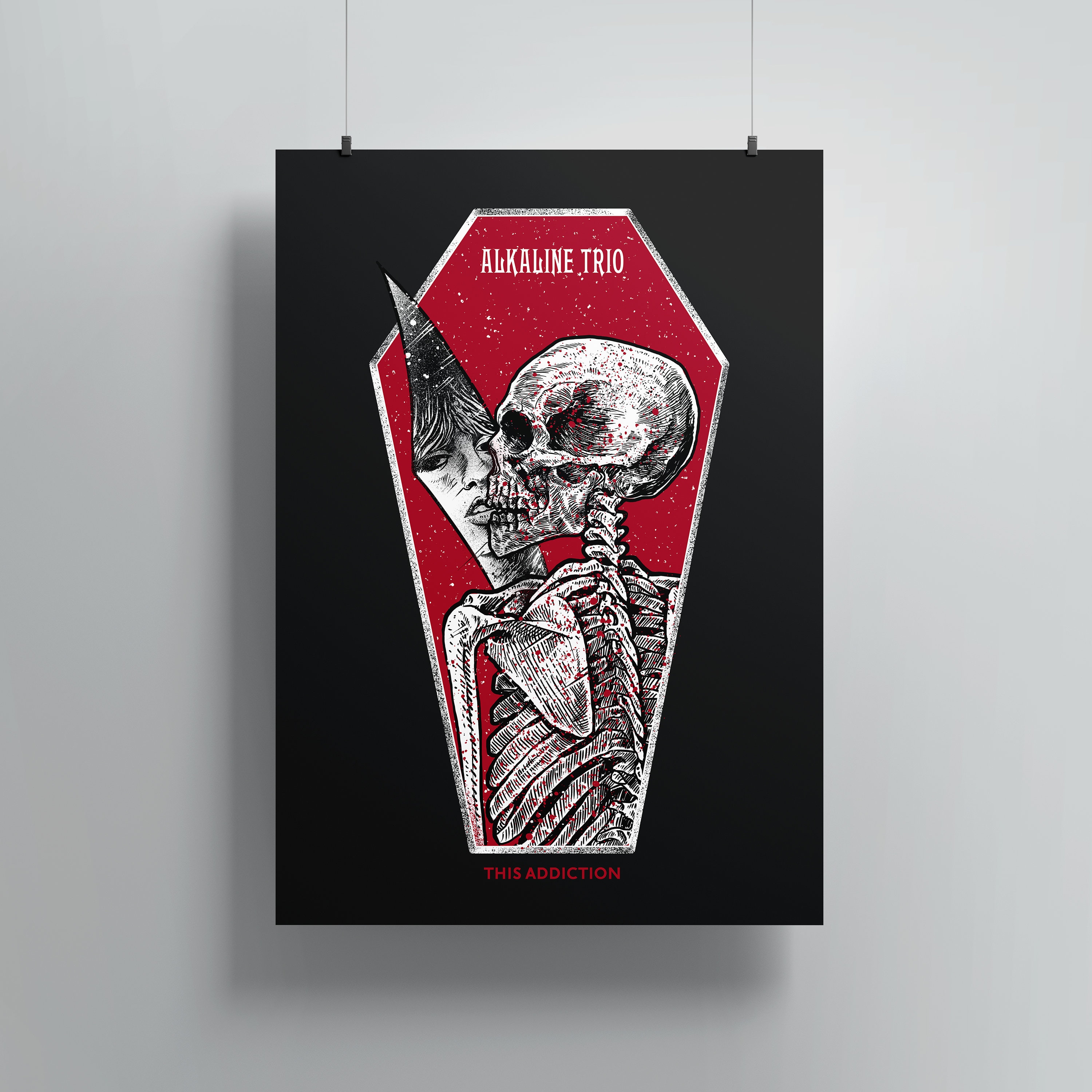 暁の護衛　trinity 非売品　販促用　ポスター Alkaline Trio - This Addiction Album Art Poster | Variant