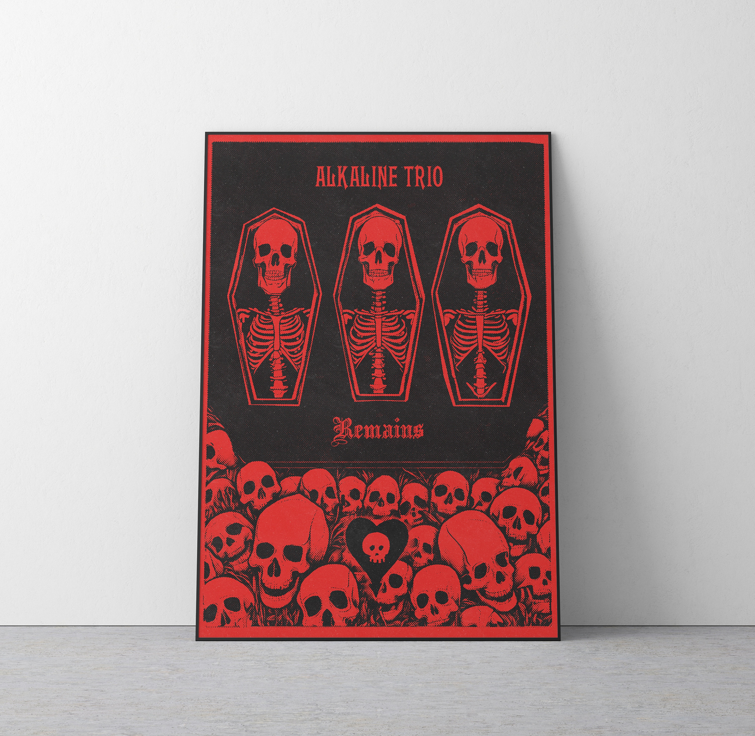 Alkaline Trio - Remains (2007) Album Art Poster | Variant One - Etsy