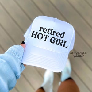 Retired Hot Girl | Trendy Baseball SnapBack Adjustable Trucker Hat