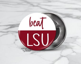 Alabama - Beat LSU Game Day Button/Pin