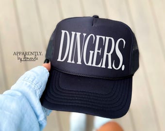 DINGERS. | Trendy Baseball SnapBack Adjustable Trucker Hat