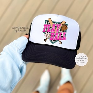 Play Ball | Trendy Baseball SnapBack Adjustable Trucker Hat