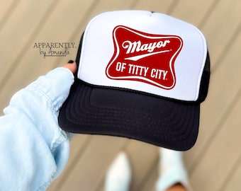Mayor of T*tty City | Trendy Baseball SnapBack Adjustable Trucker Hat