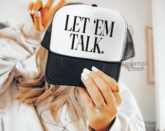 Let ‘Em Talk | Trendy Baseball SnapBack Adjustable Trucker Hat