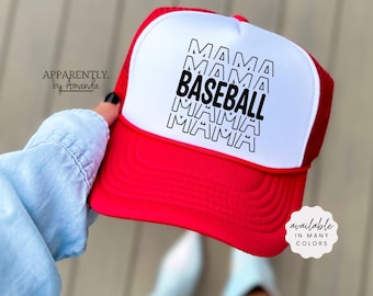 Baseball Mama | Trendy Baseball SnapBack Adjustable Trucker Hat