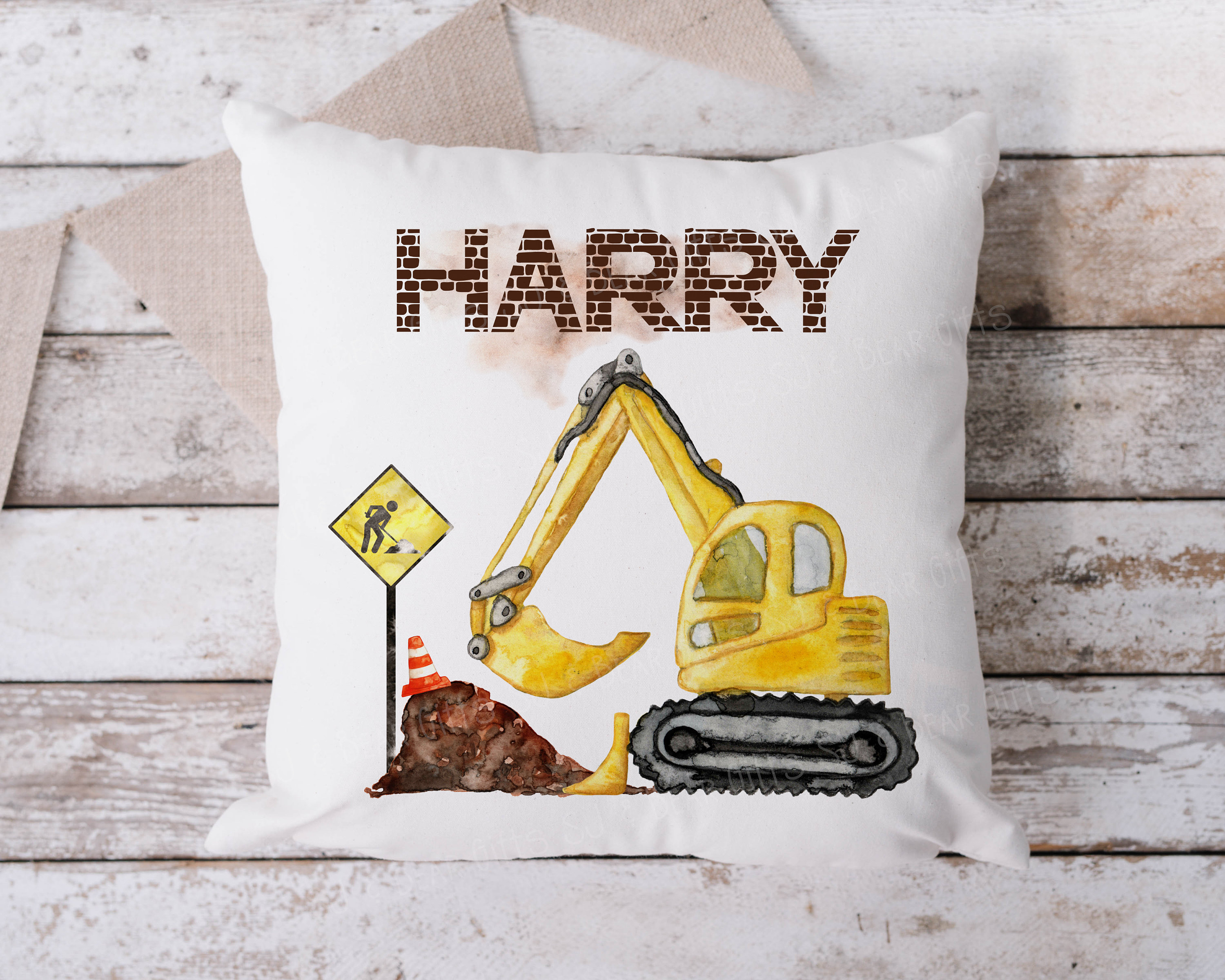 Truck Personalized Pillow Cover