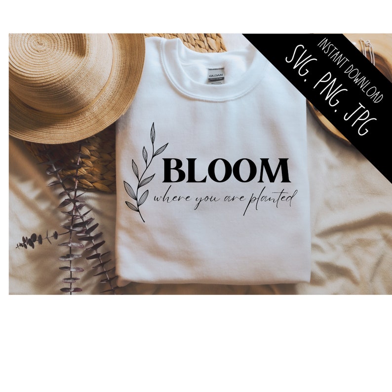 Inspirational SVG, INSTANT DOWNLOAD, Floral Svg, Mother's Day, Digital