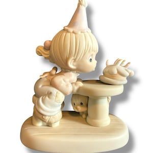 Vintage 1992 Precious Moments figurine titled "May Your Every Wish Come True" (item #524298) image 1