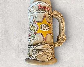 Ceramante Brazil Budweiser Anheuser-Busch Limited Edition Texas Stein-mok 8,25"