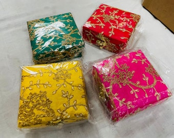 100 Pcs Indian Sweet Boxes, Diwali gifts, Indian Gift Box, Indian Bridesmaid box, Return Gift, Wedding Favor, Marriage Gift, Shagun Box