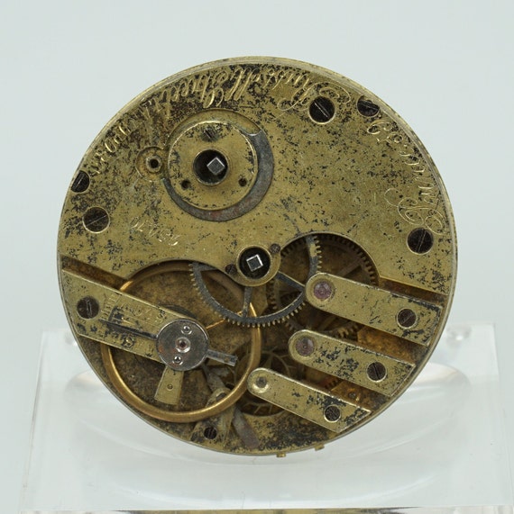 Antique PRINCE Pocket Watch Movement Swiss Men's … - image 1