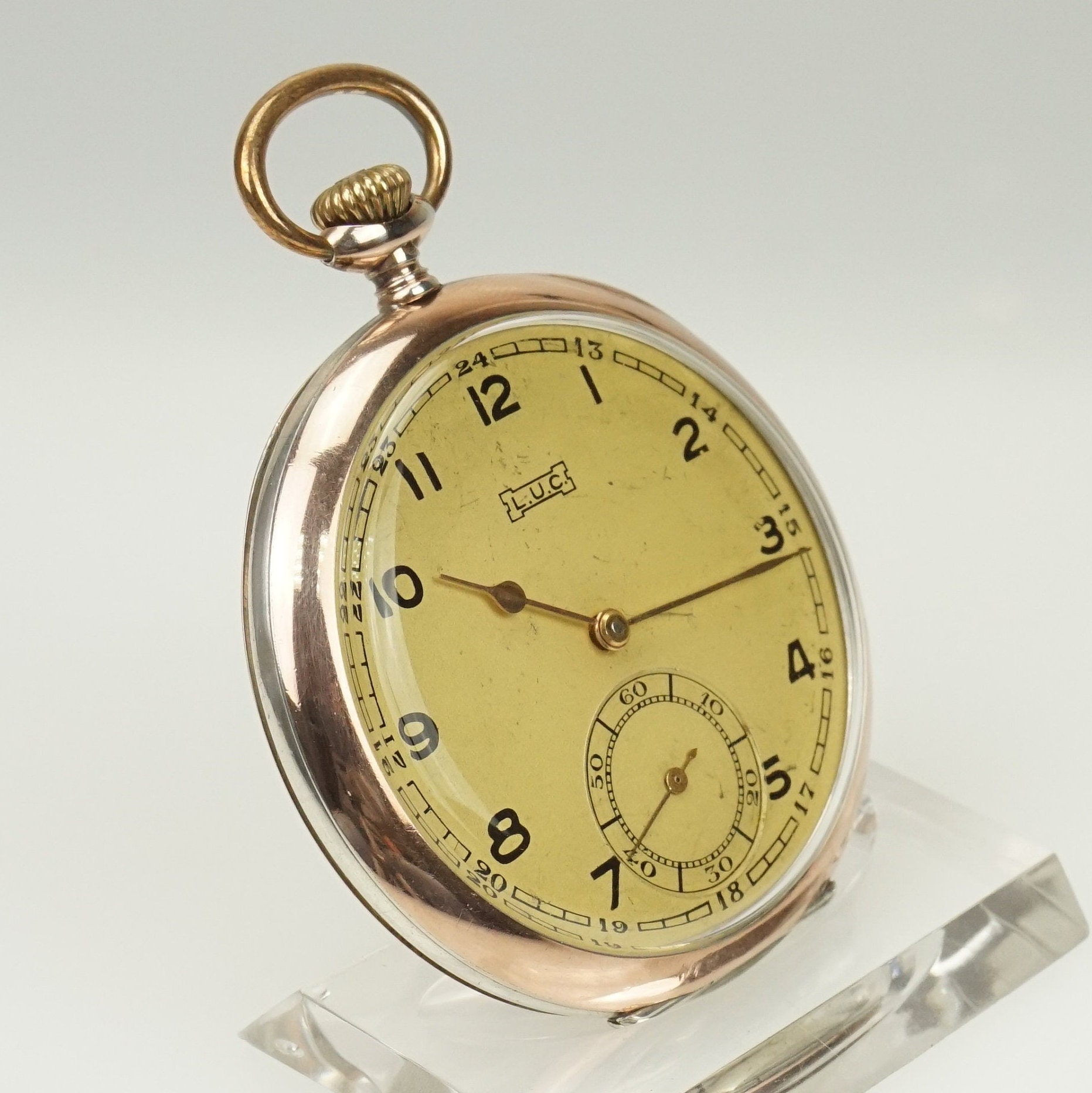 Antique Louis-Ulysse Chopard L.U.C Pocket Watch Movement Repair or Parts