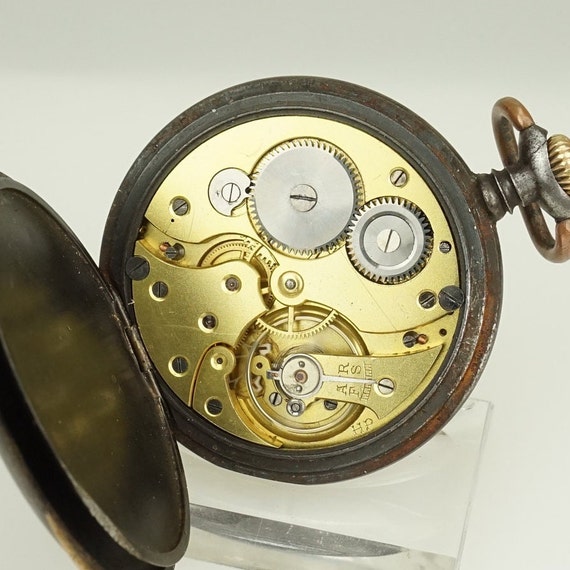 Working Antique Pocket Watch Men's Mechanical no … - image 7