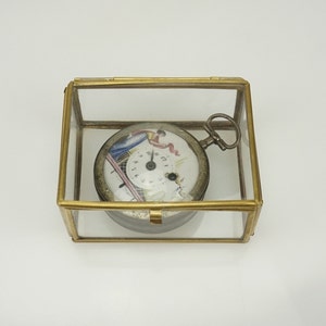 DISPLAY CASE Pocket Watch Silver Key-wound Gold Vintage Antique Men&#39;s Mechanical duplex chronometer wristwatch fusee zenith omega longines