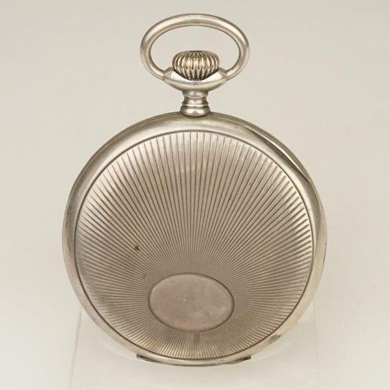 Working! DOXA Solid Silver Pocket Watch Men's no … - image 3