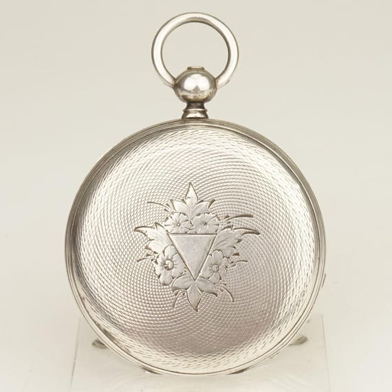 Working Fullhunter Solid Silver Pocket Watch Anti… - image 2