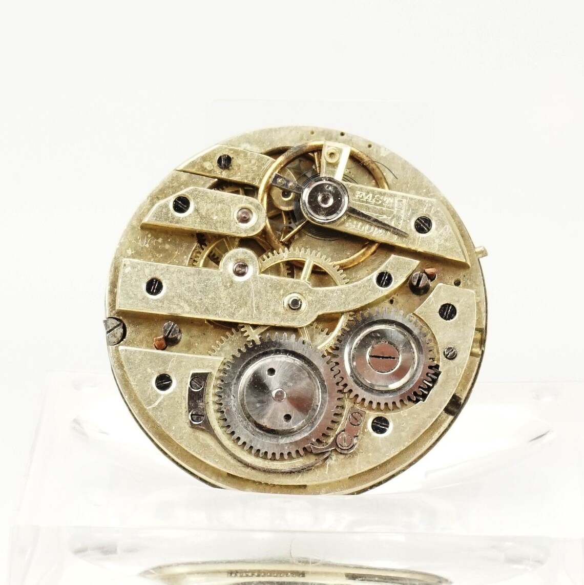 Rare! Pocket Watch Movement Swiss Men's Mechanical Antique no fusee duplex or chronometer wristwatch no repeater chronograph RAR, foto 2 di 2