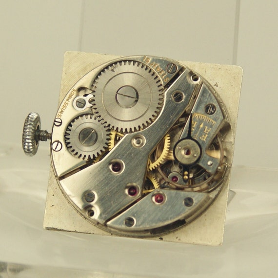 Working ESZEHA Art Deco Chopard Pocket Watch Vint… - image 10