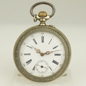Montre de poche suisse de travail Montre-bracelet chronomètre duplex sans fusible pour homme chronographe à répétition antique RAR