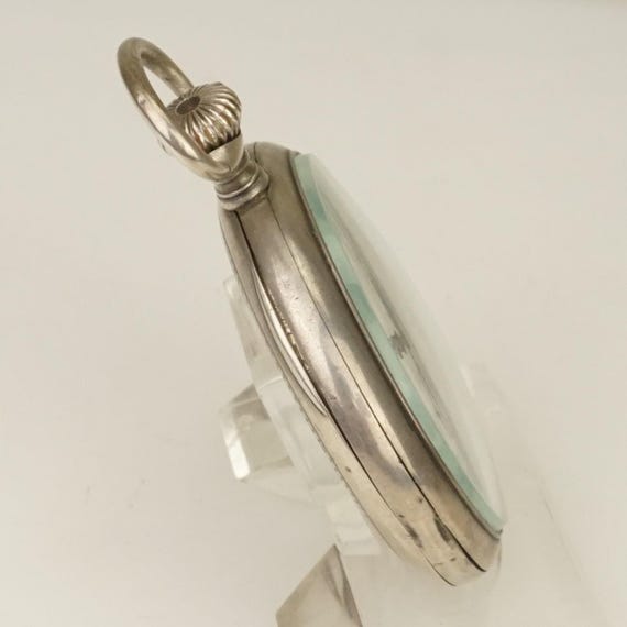 Working! DOXA Solid Silver Pocket Watch Men's no … - image 5