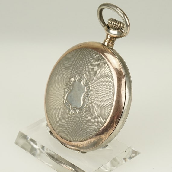 Working INVAR Solid Silver Pocket Watch Vintage A… - image 5