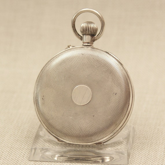 WORKING Pocket Watch Solid Silver Swiss Men's Mechani… - Gem