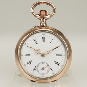 Montre de poche SUISSE en argent massif de travail montre-bracelet chronomètre duplex sans fusee montre-bracelet à répétition antique chronographe RAR