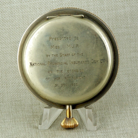 Working  OLDTIMER Clock Built-in with DATE Pocket… - image 3