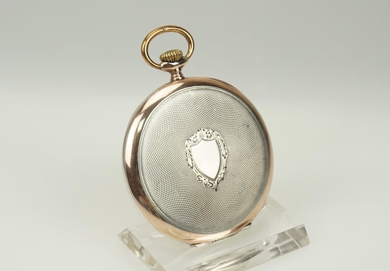 Working Solid Silver SWISS Pocket Watch Men's no … - image 6