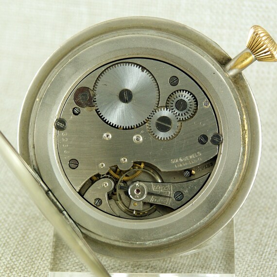 Working  OLDTIMER Clock Built-in with DATE Pocket… - image 2