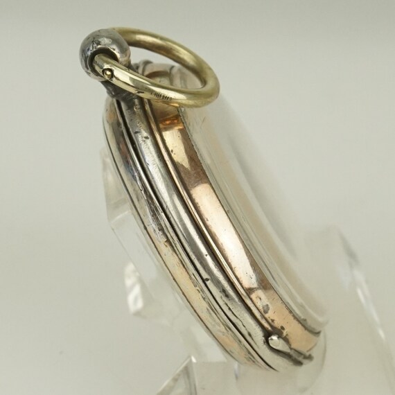 Working Solid Silver Swiss Made Pocket Watch Men'… - image 5