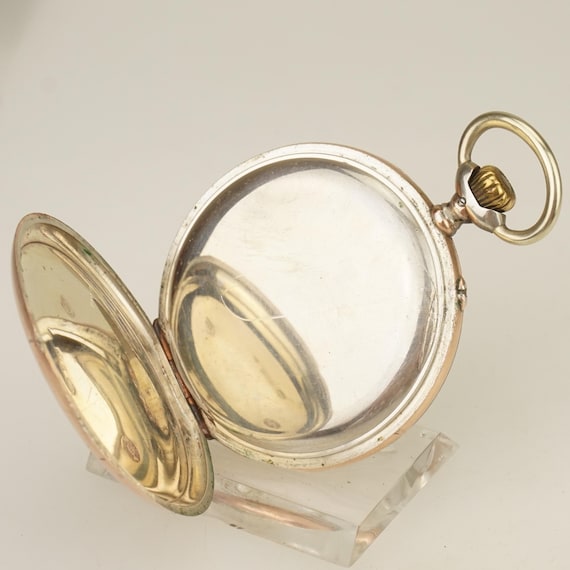 Working IWC Schaffhausen Solid Silver Pocket Watc… - image 6