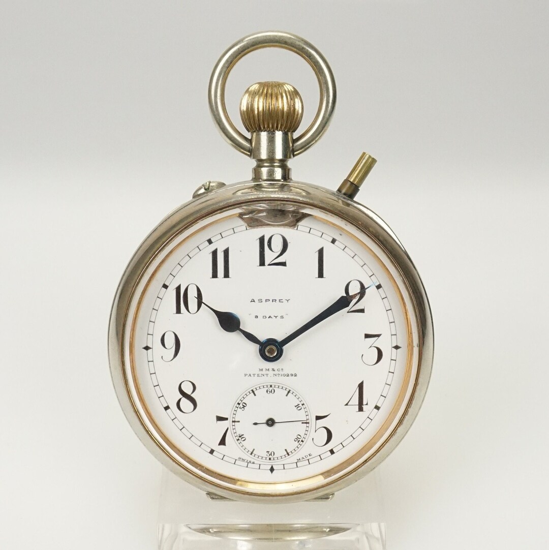 BIG Working ASPREY London Days OMEGA Pocket Watch