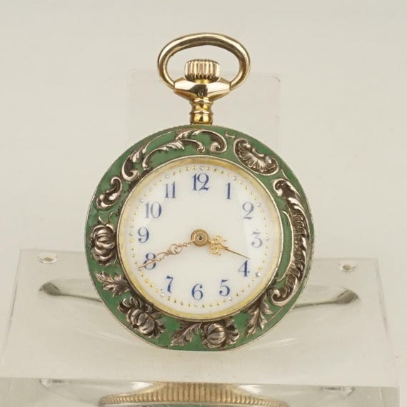 Working! Extremely RARE Enameled Duplex HAMILTON … - image 1