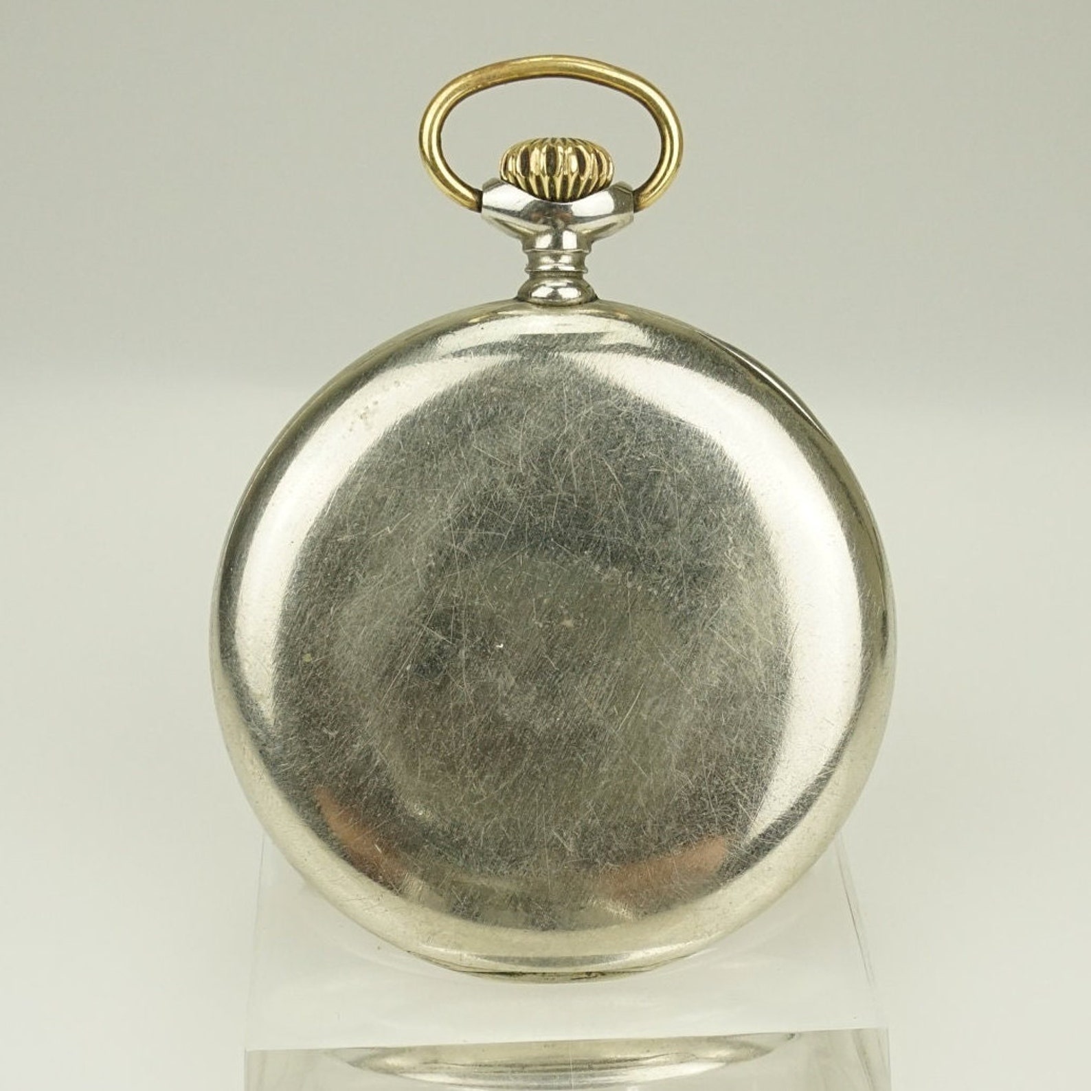 Working DOXA Pocket Watch Vintage Antique Men's Mechanical No Fusee