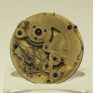 Masonic JOHN HARRISSON Antique Pocket Watch Movement Men&#39;s Mechanical no fusee duplex or chronometer wristwatch for restore no repeater RAR